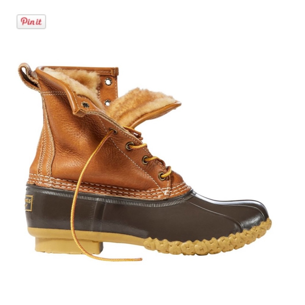 Women’s Bean Boots8" TumbledLeather ShearlingLined
